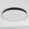 Mentque Plafondlamp LED Zwart, 1-licht