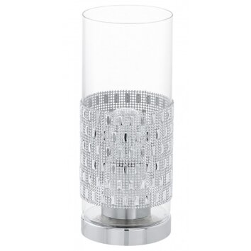 Eglo verlichting TORVISCO Tafellamp Chroom, 1-licht