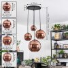 Koyoto Hanglamp, Kogellampje, Cluster hanglamp Koperkleurig, 4-lichts