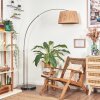 Granja Staande lamp Nikkel mat, Zwart, 1-licht