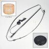 Cavaca Staande lamp Chroom, Zwart, 1-licht