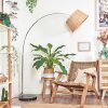 Cavaca Staande lamp Chroom, Zwart, 1-licht