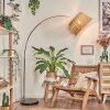 Cavaca Staande lamp Chroom, Zwart, 1-licht