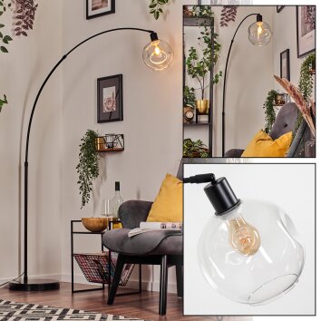 Ripoll Kogellampje, Staande lamp Zwart, 1-licht