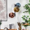 Ripoll Kogellampje, Wandlamp Blauw, Goud, Koperkleurig, 3-lichts
