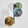 Koyoto Kogellampje, Wandlamp Blauw, Goud, Groen, 3-lichts