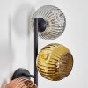 Ripoll Kogellampje, Wandlamp Goud, Koperkleurig, Rookkleurig, 3-lichts