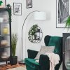 Bassagoda Staande lamp Chroom, Zwart, 1-licht
