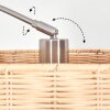 Cavaca Staande lamp Nikkel mat, Zwart, 1-licht