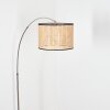 Ramila Staande lamp Nikkel mat, Zwart, 1-licht