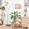 Ramila Staande lamp Nikkel mat, Zwart, 1-licht