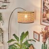Ramila Staande lamp Nikkel mat, Zwart, 1-licht