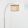 Ramila Staande lamp Nikkel mat, Zwart, 1-licht
