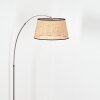 Ramila Staande lamp Nikkel mat, Zwart, 1-licht