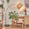 Ramila Staande lamp Nikkel mat, Zwart, 1-licht