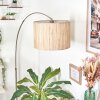 Bongal Staande lamp Nikkel mat, Zwart, 1-licht