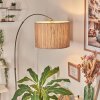 Bongal Staande lamp Nikkel mat, Zwart, 1-licht