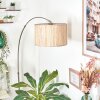 Bongal Staande lamp Nikkel mat, Zwart, 1-licht