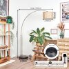 Bongal Staande lamp Nikkel mat, Zwart, 1-licht