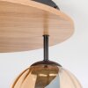 Koyoto Plafondlamp, Kogellampje Natuurlijke kleuren, Zwart, 3-lichts
