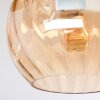 Koyoto Plafondlamp, Kogellampje Natuurlijke kleuren, Zwart, 3-lichts