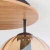 Koyoto Plafondlamp, Kogellampje Natuurlijke kleuren, Zwart, 3-lichts