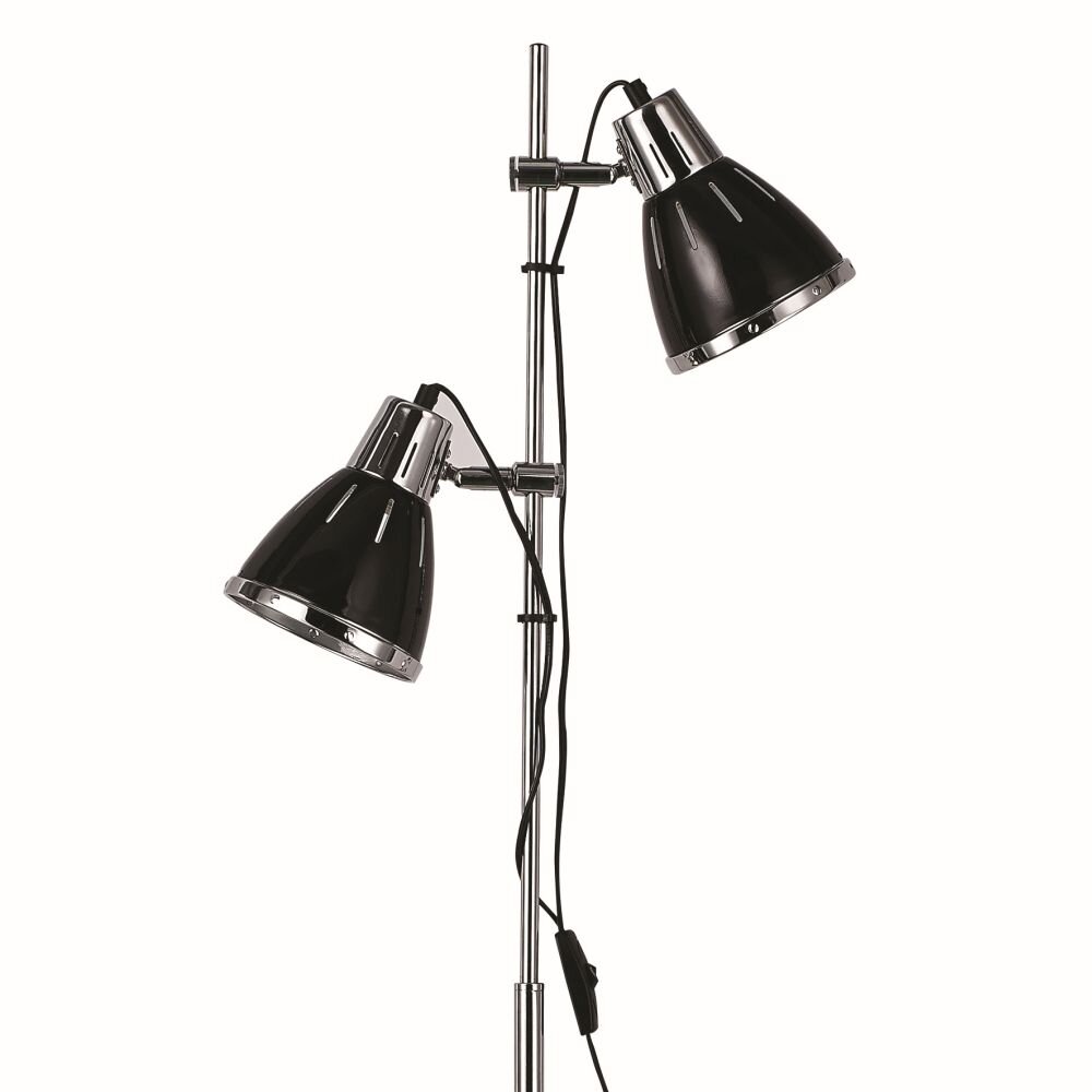 Ideallux ELVIS Staande lamp Zwart, 2-lichts main product photo