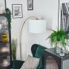 Bassagoda Staande lamp Messing, Zwart, 1-licht