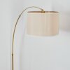 Bassagoda Staande lamp Messing, Zwart, 1-licht