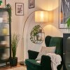 Bassagoda Staande lamp Messing, Zwart, 1-licht