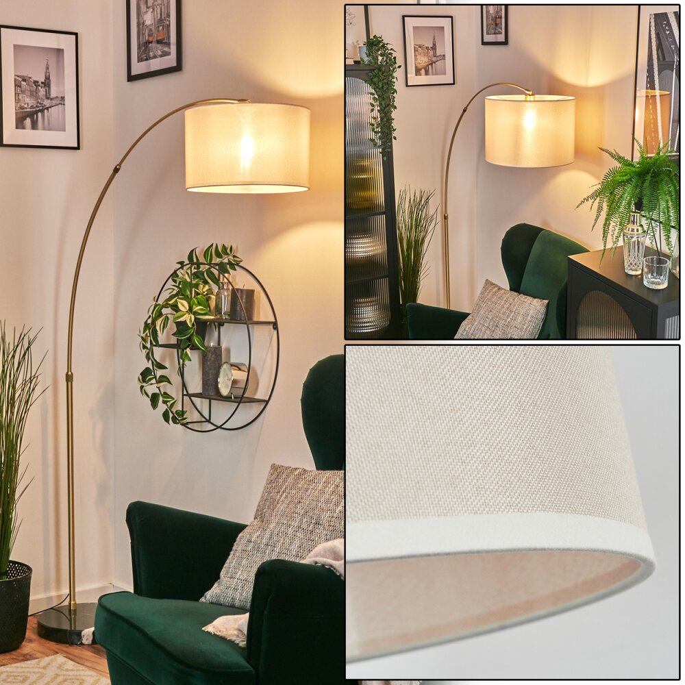 Bassagoda Staande lamp Messing, Zwart, 1-licht main product photo