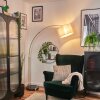 Bassagoda Staande lamp Messing, Zwart, 1-licht