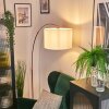 Soungou Staande lamp Messing, Zwart, 1-licht
