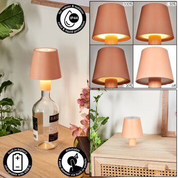 Salgadinho Buiten tafellamp, Tafellamp LED Wit, 1-licht
