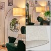Bassagoda Staande lamp Messing, Zwart, 1-licht