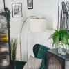 Bassagoda Staande lamp Messing, Zwart, 1-licht