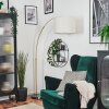 Bassagoda Staande lamp Messing, Zwart, 1-licht
