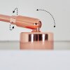 Bassagoda Staande lamp Koperkleurig, Zwart, 1-licht