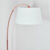 Bassagoda Staande lamp Koperkleurig, Zwart, 1-licht