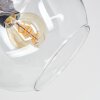 Ripoll Plafondlamp, Kogellampje Amber, Duidelijk, Rookkleurig, 6-lichts