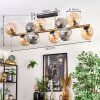 Gastor Plafondlamp, Kogellampje Goud, Zwart, 10-lichts