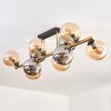 Gastor Plafondlamp, Kogellampje Goud, Zwart, 10-lichts