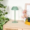 Laken Buiten tafellamp, Badkamerlamp, Tafellamp LED Groen, 1-licht