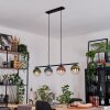 Gastor Hanglamp, Kogellampje, Hanglamp Blauw, Groen, Duidelijk, Koperkleurig, 4-lichts