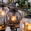 Koyoto Hanglamp, Kogellampje, Hanglamp Amber, Duidelijk, Rookkleurig, 4-lichts