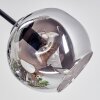 Ripoll Plafondlamp, Kogellampje Rookkleurig, 6-lichts
