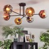 Ripoll Plafondlamp, Kogellampje Chroom, Goud, Duidelijk, Koperkleurig, Rookkleurig, 6-lichts