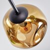 Ripoll Plafondlamp, Kogellampje Blauw, Goud, Groen, 6-lichts