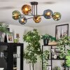 Ripoll Plafondlamp, Kogellampje Blauw, Goud, Groen, 6-lichts