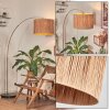 Granja Staande lamp Messing, Zwart, 1-licht